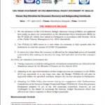 Press Statement on the Ministerial Policy Statement FY2022- 2023