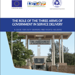 The Role of the Three Arms of Government in Service Delivery