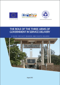 The Role of the Three Arms of Government in Service Delivery