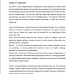 Statement by the Women’s Movement Condemning the Elgon Cultural Festival Gala.