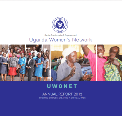UWONET Annual Report 2012