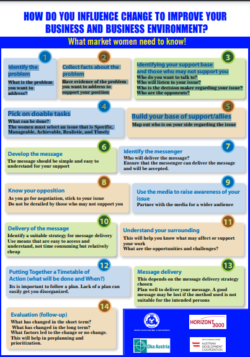 Influencing Change to Improve Business and Business Environmnet