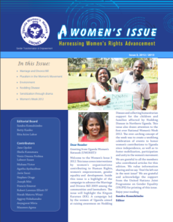 A Womens Issue – Harnessing Women’s Right Advancement Issue (3) 2013