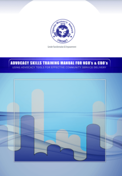 Advocacy Skills Training Manual for NGOs and CBOS(2013)
