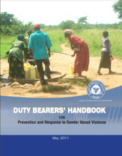 Duty Bearers HandBook for Prevention and Response to Gender Based Violence 2011