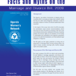 Facts and Myths on the Marriage and Divorce Bill 2009 Issue1(2010)
