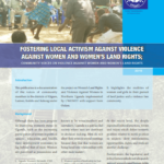 Fostering Local Activism Against Voilence Against Women and Women’s Land Rights 2015