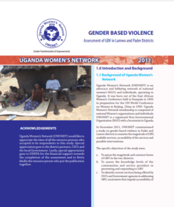 Gender Based Violence 2011