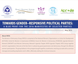Towards Gender Responsive Political Parties