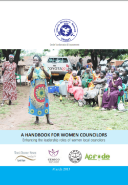 A Hand Book for Women Councilors(2013)