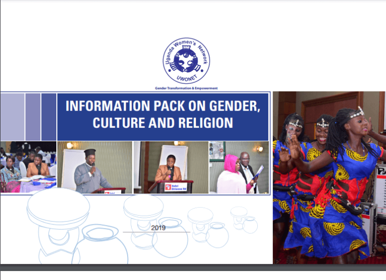 Information Pack on Gender, Culture and Religion (2019)