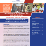 Inputs into the Civil Society Universal Peer Review UPR Report 2016