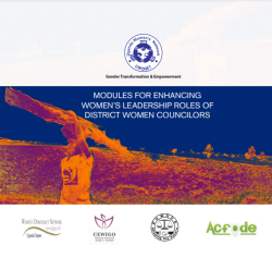 Modules for Enhancing  Women’s Leadership Roles of District Women Councilors(2013)
