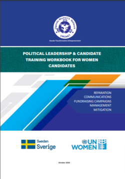 Political Leadership and Candidate Training Workbook for Women Candidates (2020)