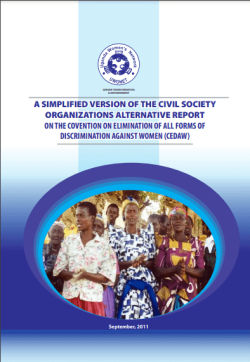 Simplified Version of the Civil society Organizations Alternative Report on the Covention on Elimination of all forms of Discrimination against Women CEDAW 2011