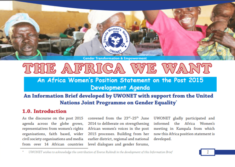 The Africa We Want