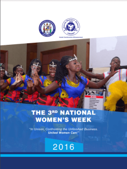 The third National Women’s Week Report (2016)