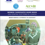 Women  Candidates Hand Book 2016 General Elections in Uganda.