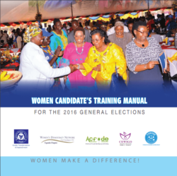 Women Candidates Training Manual for the Elections 1.0 (2016)
