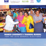 Women Candidates Training Manual for the 2016 General Elections 2.0 (2016)