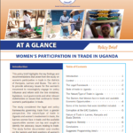 Women’s Participation in Trade in Uganda 2016