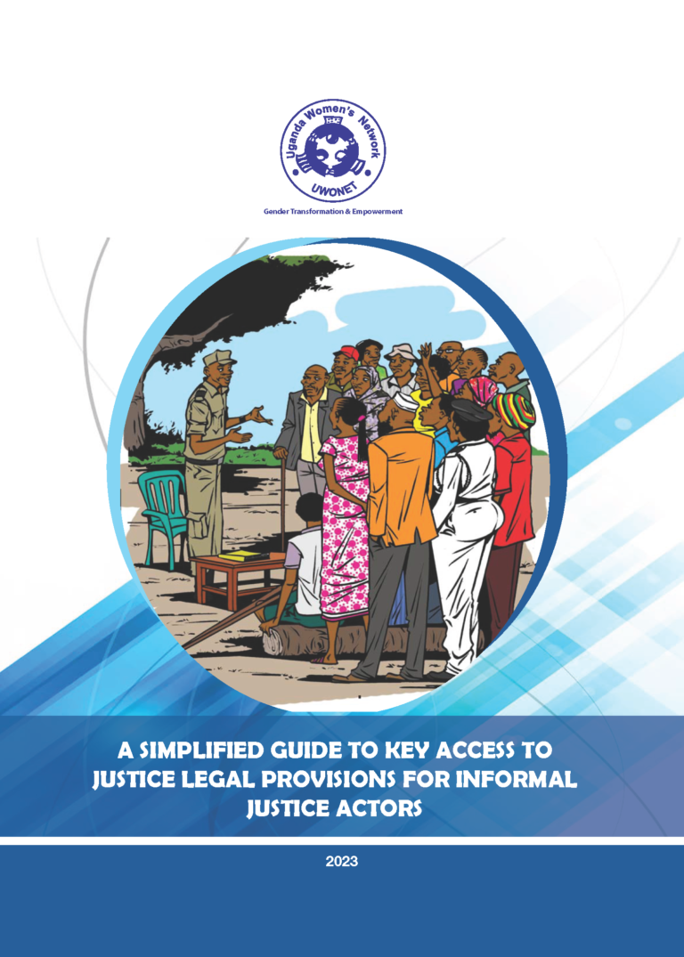 A Simplified Guide to Key Access to Justice Legal Provisions for Informal Justice Actors (2023)