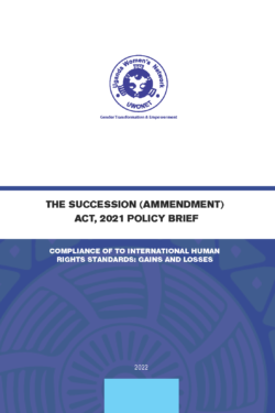 The Succession (Amendment) Act, 2021 Policy Brief (2022)
