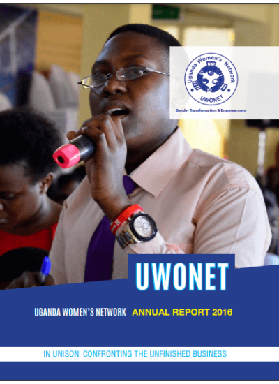 UWONET Annual Report 2016