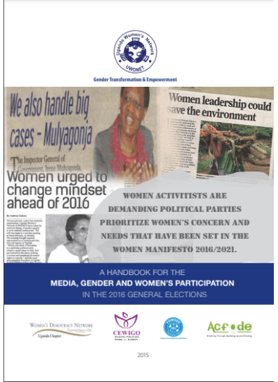 A HandBookf for the Media Gender and Women