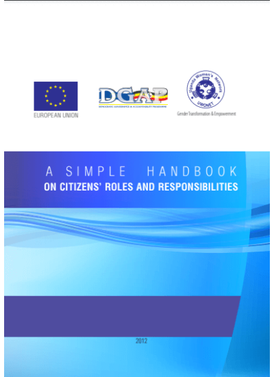 A simple HandBook on Citizens Roles and Responsibilities-2012