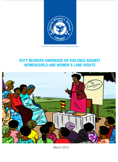 Duty Bearers HandBook on Violence Against Women Girls and Women