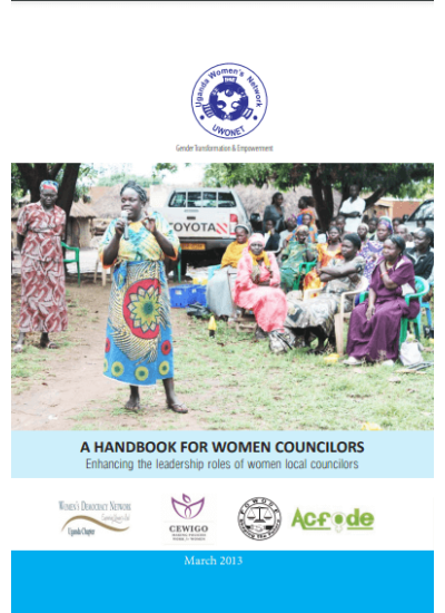 A Hand Book for Women Councilors(2013)