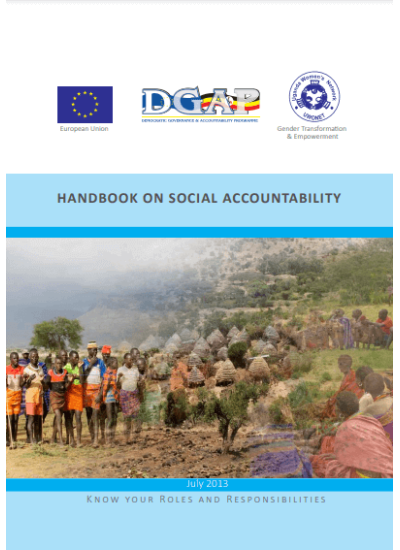 Hand Book on Social Accountability -know your roles and responsibilities-2013