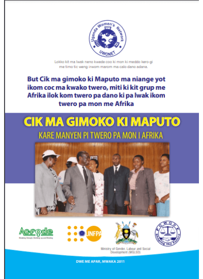 Cik Ma Gimoko Ki Maputo Kare Mayen Pi Twerp Pa Moni Afrika (Luo)2011