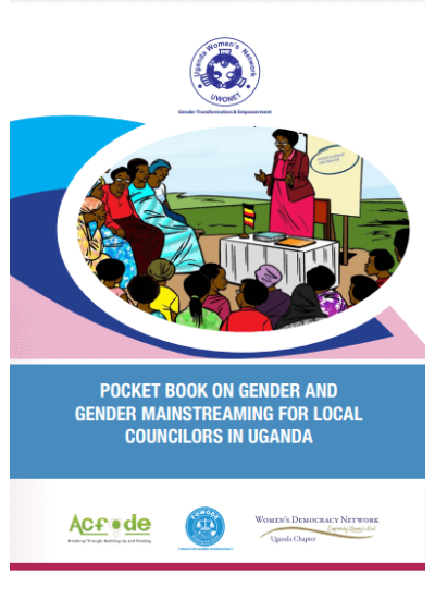 Pocket Book on Gender and Gender Mainstreaming for Local Councilors in Uganda 2018