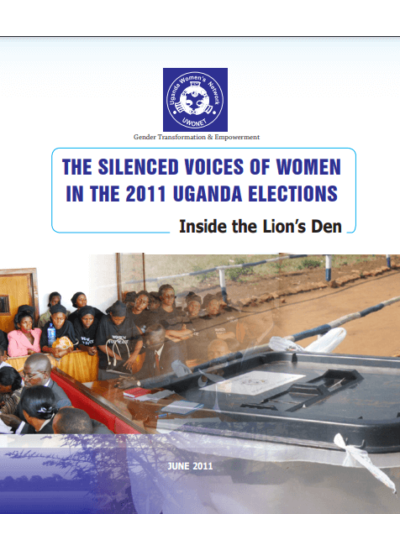 The Silence Voices of Women in the 2011 Uganda Elections