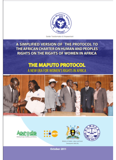 A Simplified Version of the Protocol to the African Charter on Human and Peoples Rights on the Rights of Women n Africa 2011