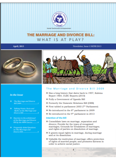 The Marriage and Divorce Bill (2013)