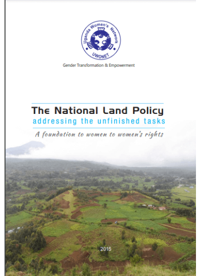 The National Land Policy Addressing the Unfinished Tasks.