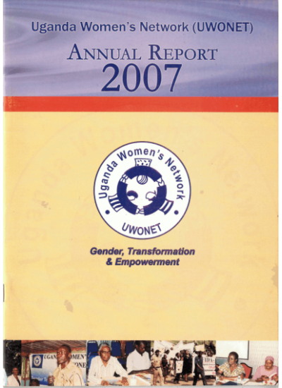 UWONET Annual Report 2007